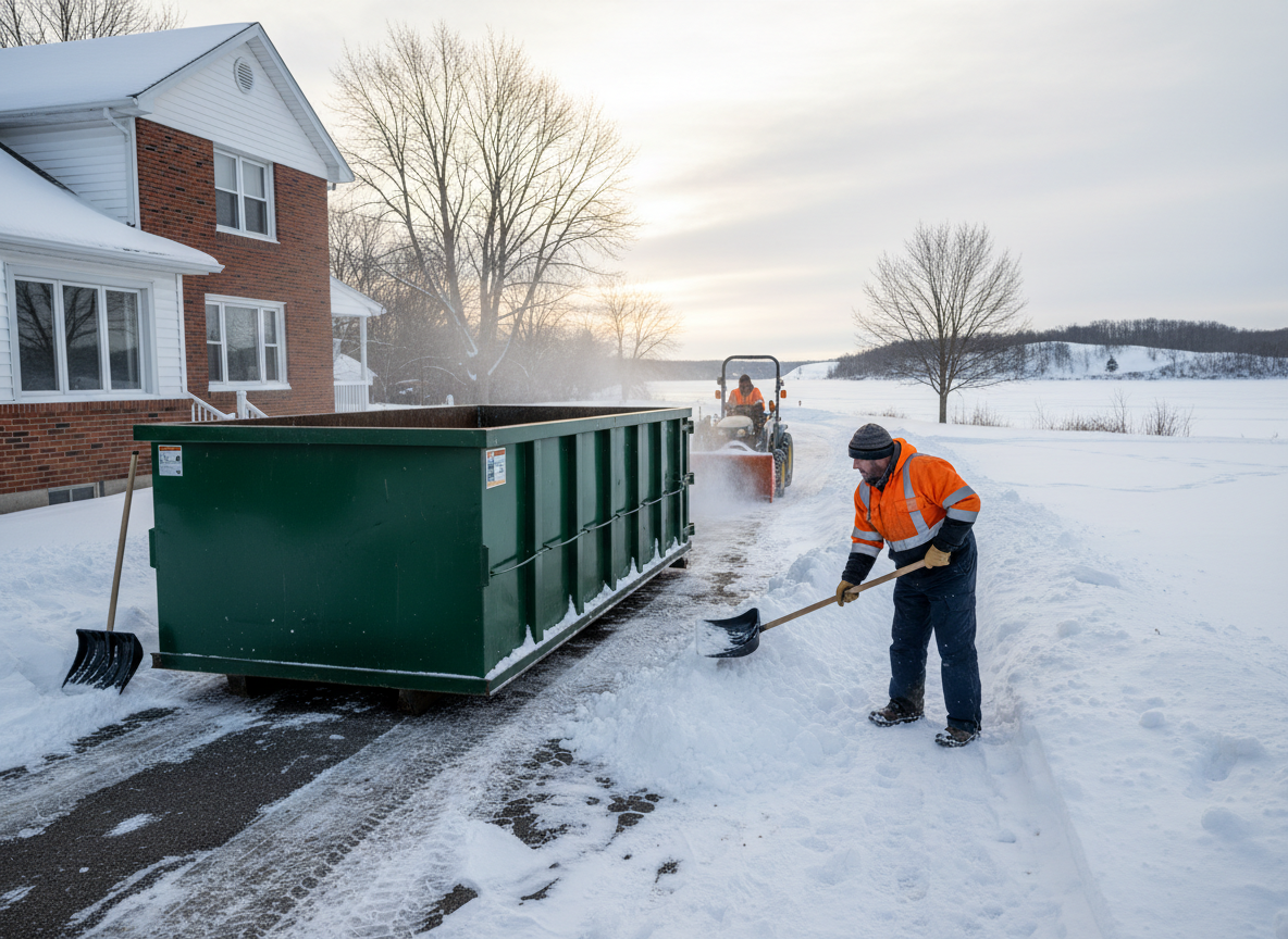 Manistee Winter Dumpster Placement and Snow Removal Tips